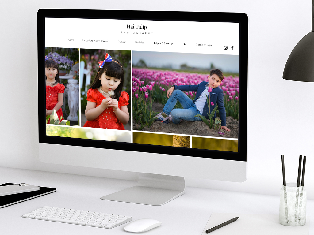 HaiTulip Photography website preview